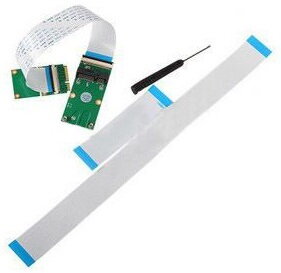 Prodloužení Mini PCI Express/mSATA samec > slot