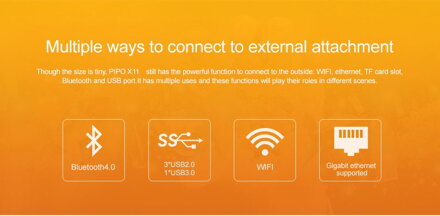 PiPo X11 4/64GB Win 10 Home