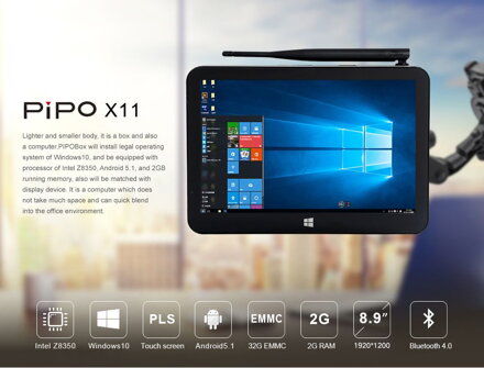 PiPo X11 4/64GB Win 10 Home