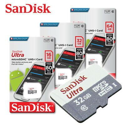 SanDisk MicroSDHC Ultra Android Class 10 UHS-I