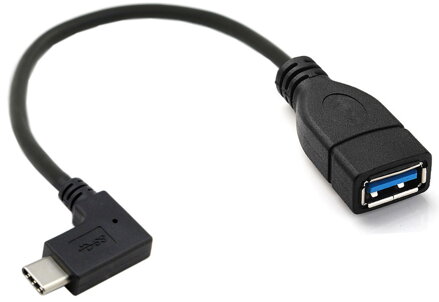 USB 3.1 Gen 2, USB C(M) - USB3.0 A(F), OTG pro smart/tabl, 10cm