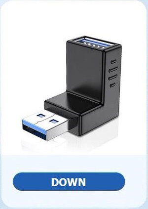 Rohový USB 3.0 adaptér, roh