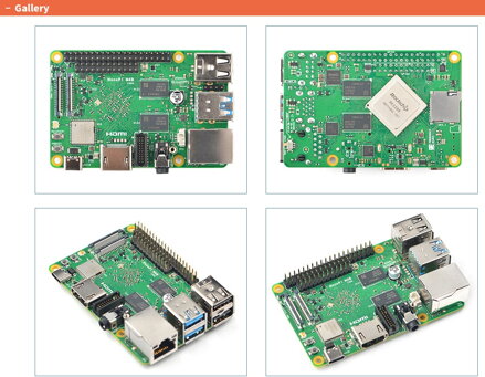 NanoPi M4B sada s chladičem