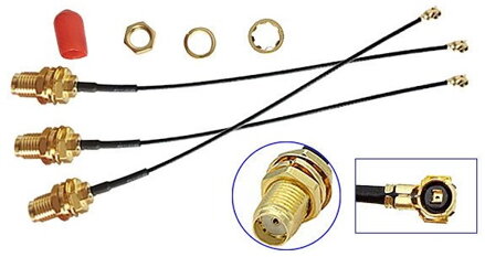 Pigtail IPEX4- SMA F