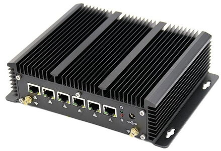 SPC-G4062, i5-10310U, 6 LAN, barebone, fanless, průmyslový počítač