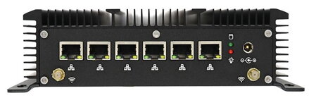 SPC-G4062, i5-10310U, 6 LAN, barebone, fanless, průmyslový počítač