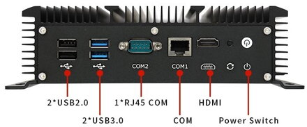 SPC-G4062, i5-10310U, 6 LAN, barebone, fanless, průmyslový počítač