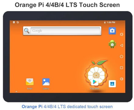 10.1"dotykový displej pro Orange Pi4 /PI4 Lts/PI4B