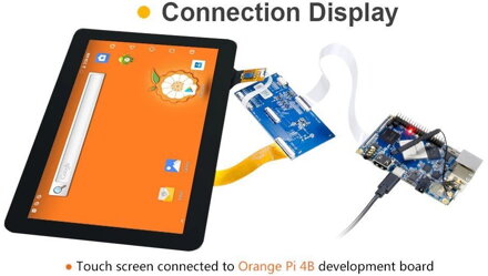 10.1"dotykový displej pro Orange Pi4 /PI4 Lts/PI4B
