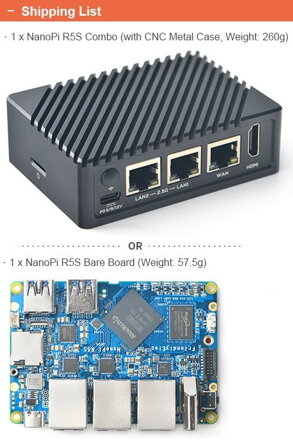 NanoPi R5S 4+32GB