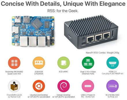 NanoPi R5S 4+32GB