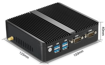M2122 J6426 průmyslové mini PC, barebone, fanless