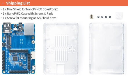 Nano Pi Mini Shield pro NEO Core/Core2