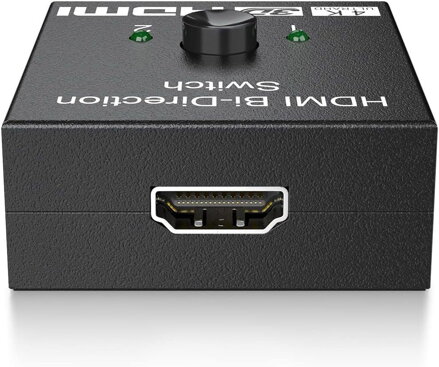 HDMI obousměrný přepínač 2x1, 4K/UHD