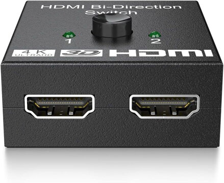 HDMI obousměrný přepínač 2x1, 4K/UHD