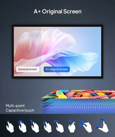 17.3" řada WF 3, průmyslový Android tablet, dotyk a VESA