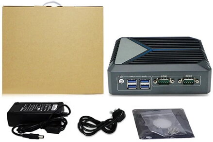 N1321 N100 průmyslové mini PC, barebone, fanless