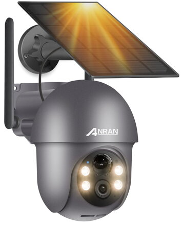 Q3 Max 5MP Wi-Fi otočná kamera s dobíjecí baterií a 3W solárním panelem