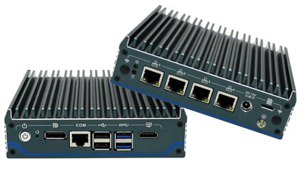 N1241 Průmyslové Mini PC Barebone Fanless N100