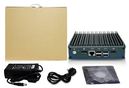 N1241 Průmyslové Mini PC Barebone Fanless N100