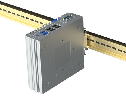 IEXP-302, J3710 průmyslové mini PC, bezventilátorové, 12V, Barebone