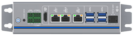 IEXP-312 průmyslové PC, Intel N97, 3× LAN, bez ventilátoru, DIN lišta