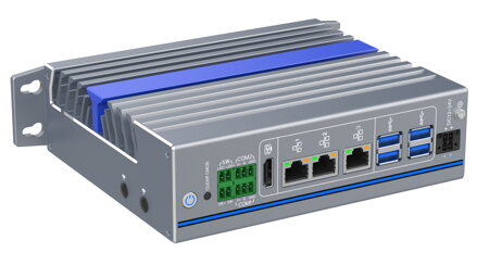 IEXP-312 průmyslové PC, Intel N97, 3× LAN, bez ventilátoru, DIN lišta