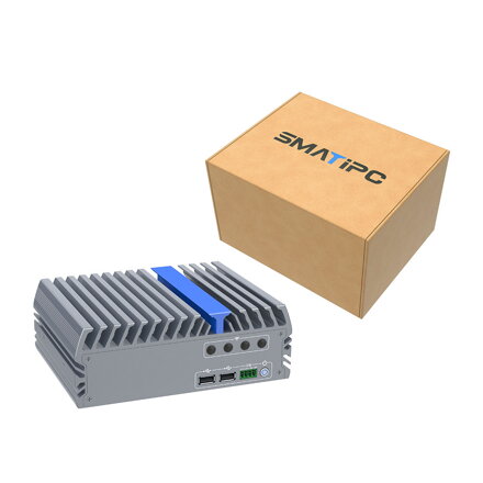 IEXP-322 průmyslové PC, Intel N100, DDR5, 2× 2.5G LAN, 6× COM