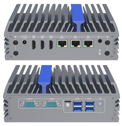 IEXP-502 průmyslové PC, Intel Core i3/i5/i7, 3× HDMI, 2.5G LAN