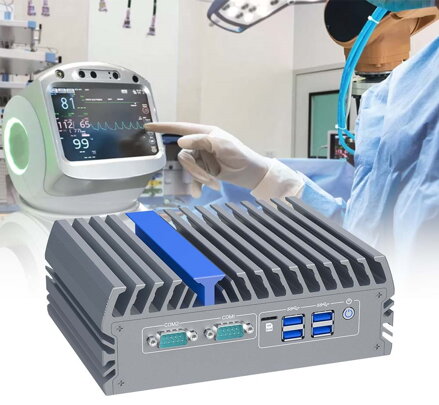 IEXP-502 průmyslové PC, Intel Core i3/i5/i7, 3× HDMI, 2.5G LAN