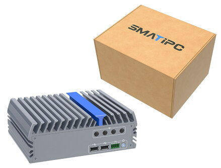 IEXP-522 průmyslový počítač, 2× 2.5G LAN, 6× COM, fanless
