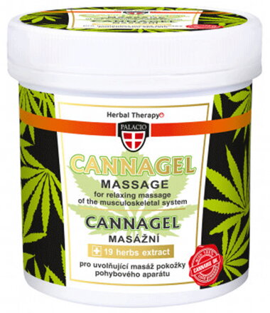 Konopný masážní gel CANNAGEL, 250 ml