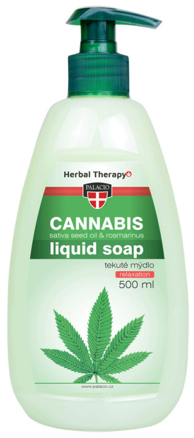 Cannabis Rosmarinus tekuté mýdlo s pumpičkou 500 ml