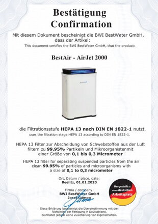 BestAir - AirJet 2000