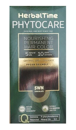 Herbal Time Phytocare barva na vlasy natural Vegan 5WN čokoláda