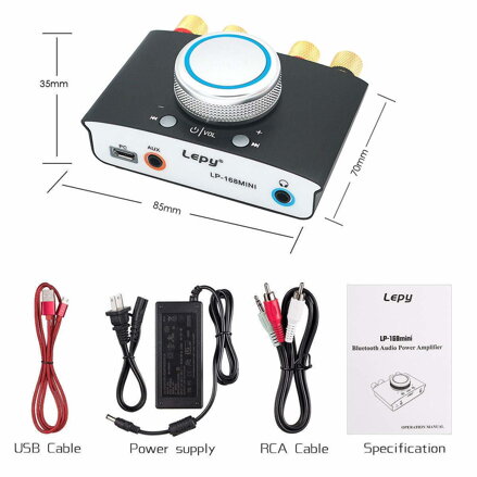 LP-168MINI mini Bluetooth stereo zesilovač