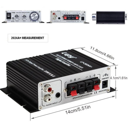 LP-2024A+ plus Hi-Fi zesilovač 2x20W