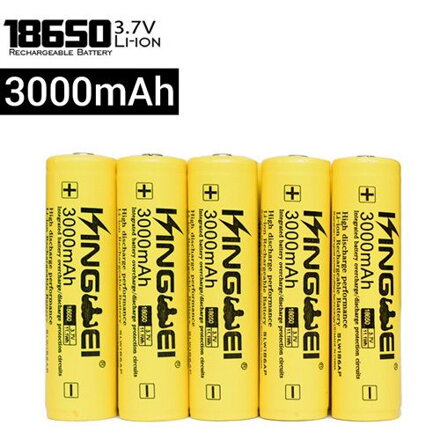 UltraFire 3000mAh 3.7V 18650 NCR Li-ion flat-top