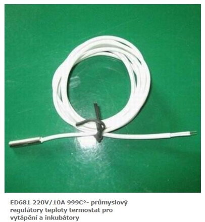 ED681 220V/10A 999C°- průmyslový regulátory teploty termostat pro vytápění a inkubátory