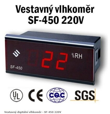 Vestavný digitální vlhkoměr - SF-450 220V