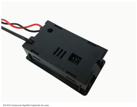 DX-M12 Vestavný digitální teploměr do auta