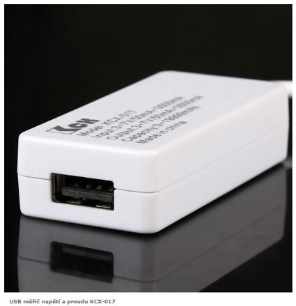 USB měřič napětí a proudu KCX-017