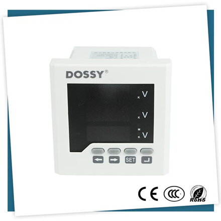 DS5230-3U 380V třífázový voltmetr 72x72mm