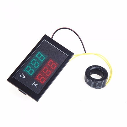 DL85-2042 AC 80-300V 100A 2v1 LED digitální ampérmetr/voltmetr panelový