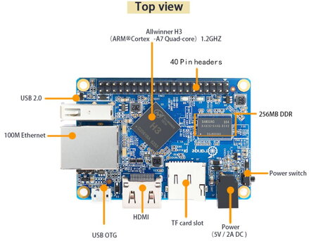 Orange Pi One H3 Quad-core