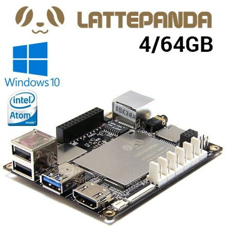 LattePanda 4G/64G Intel Z8350 Windows 10 Ent aktivovaný vývojová deska