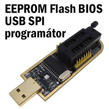EEPROM Flash BIOS USB programátor s čipem CH341A SPI