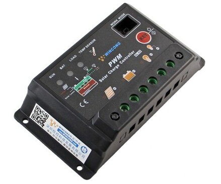 SL-02A-30A originálny PWM 30A Solární regulátor nabíjení 30A 12V 24V pro Li Li-ion lithium LiFePO4 baterie