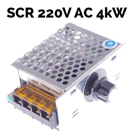 Regulátor otáček pro seriové AC motory - SCR 220V/4kW box
