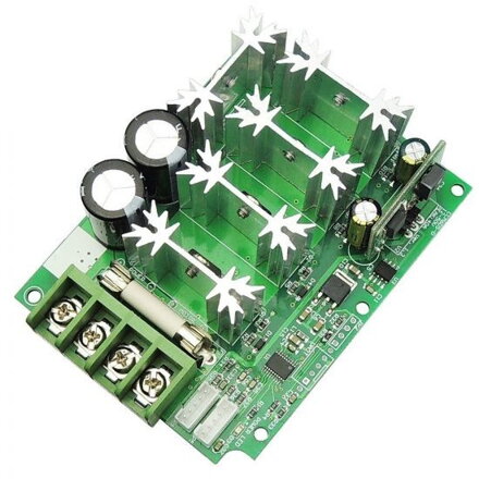 Regulátor otáček pro stejnosměrné DC motory-PWM DC 12V-80V 30A LCD